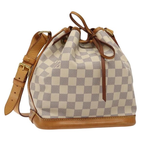 LOUIS VUITTON Damier Azur Noe BB Shoulder Bag N41220 LV Auth 125596 - Picture 1 of 16